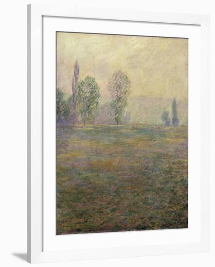 Meadows at Giverny-Claude Monet-Framed Art Print