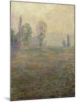 Meadows at Giverny-Claude Monet-Mounted Art Print