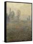 Meadows at Giverny-Claude Monet-Framed Stretched Canvas