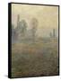 Meadows at Giverny-Claude Monet-Framed Stretched Canvas