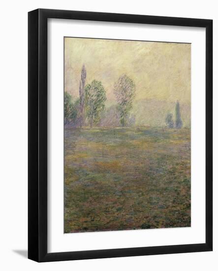 Meadows at Giverny-Claude Monet-Framed Art Print