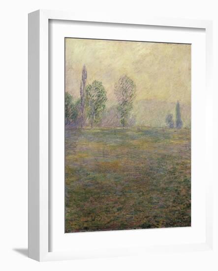 Meadows at Giverny-Claude Monet-Framed Art Print