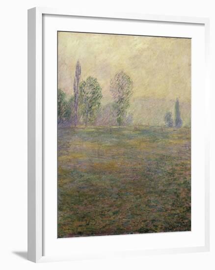 Meadows at Giverny-Claude Monet-Framed Art Print