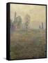 Meadows at Giverny-Claude Monet-Framed Stretched Canvas