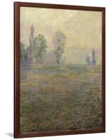 Meadows at Giverny-Claude Monet-Framed Art Print