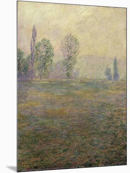 Meadows at Giverny-Claude Monet-Mounted Art Print