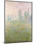 Meadows in Giverny, 1888-Claude Monet-Mounted Giclee Print