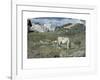 Meadows in Spring-Giovanni Segantini-Framed Art Print