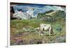 Meadows in Spring-Giovanni Segantini-Framed Giclee Print