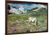 Meadows in Spring-Giovanni Segantini-Framed Giclee Print