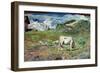 Meadows in Spring-Giovanni Segantini-Framed Giclee Print