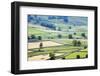 Meadows in Wharfedale from Edge Top Near Hebden, Yorkshire Dales, Yorkshire, England-Mark Sunderland-Framed Photographic Print