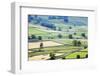 Meadows in Wharfedale from Edge Top Near Hebden, Yorkshire Dales, Yorkshire, England-Mark Sunderland-Framed Photographic Print