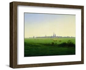 Meadows near Greifswald-Caspar David Friedrich-Framed Giclee Print