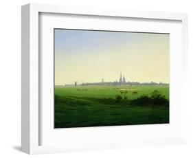 Meadows near Greifswald-Caspar David Friedrich-Framed Giclee Print