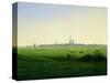 Meadows near Greifswald-Caspar David Friedrich-Stretched Canvas