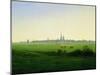 Meadows near Greifswald-Caspar David Friedrich-Mounted Giclee Print