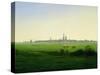 Meadows near Greifswald-Caspar David Friedrich-Stretched Canvas