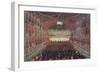 Meal at the San Benedetto Theatre-Gabriele Bella-Framed Giclee Print
