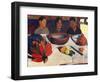 Meal, Bananas-Paul Gauguin-Framed Art Print