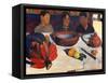 Meal, Bananas-Paul Gauguin-Framed Stretched Canvas