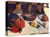 Meal, Bananas-Paul Gauguin-Stretched Canvas