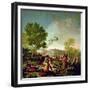 Meal on the Banks of the River Manzanares, 1776-Francisco de Goya-Framed Giclee Print