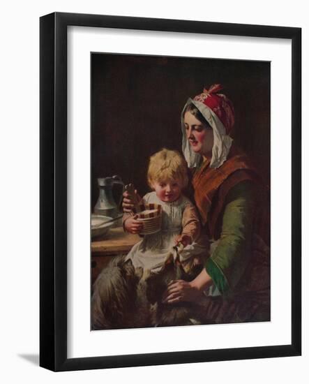 'Meal Time', c1850, (c1915)-John Phillip-Framed Giclee Print