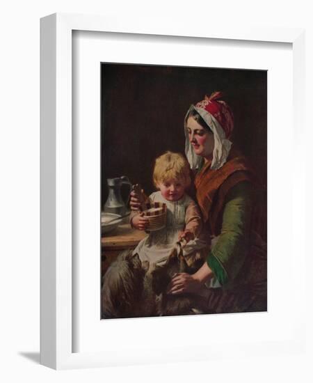 'Meal Time', c1850, (c1915)-John Phillip-Framed Giclee Print