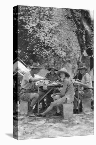 Meal Time, Livingstone to Broken Hill, Northern Rhodesia, 1925-Thomas A Glover-Stretched Canvas