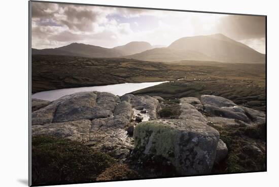 Mealisval Hill, West Coast, Isle of Lewis, Outer Hebrides, Scotland, United Kingdom, Europe-Patrick Dieudonne-Mounted Photographic Print