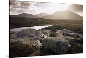 Mealisval Hill, West Coast, Isle of Lewis, Outer Hebrides, Scotland, United Kingdom, Europe-Patrick Dieudonne-Stretched Canvas