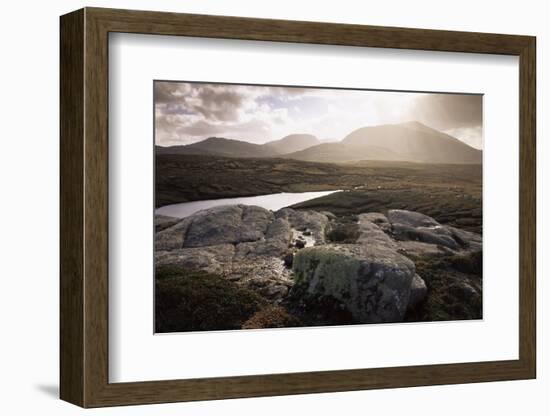 Mealisval Hill, West Coast, Isle of Lewis, Outer Hebrides, Scotland, United Kingdom, Europe-Patrick Dieudonne-Framed Photographic Print