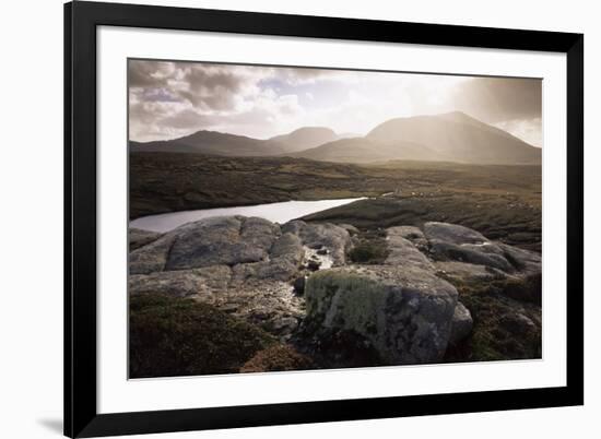 Mealisval Hill, West Coast, Isle of Lewis, Outer Hebrides, Scotland, United Kingdom, Europe-Patrick Dieudonne-Framed Photographic Print