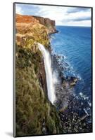 Mealt Falls and Kilt Rock, Isle of Skye, Inner Hebrides, Scotland, United Kingdom, Europe-Karen Deakin-Mounted Photographic Print