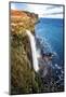 Mealt Falls and Kilt Rock, Isle of Skye, Inner Hebrides, Scotland, United Kingdom, Europe-Karen Deakin-Mounted Photographic Print