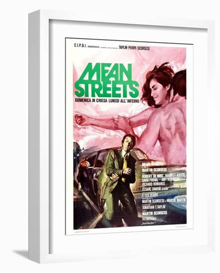 Mean Streets-null-Framed Art Print