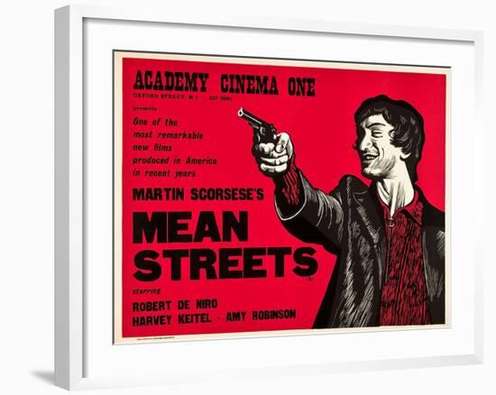 Mean Streets-null-Framed Art Print