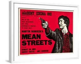 Mean Streets-null-Framed Art Print