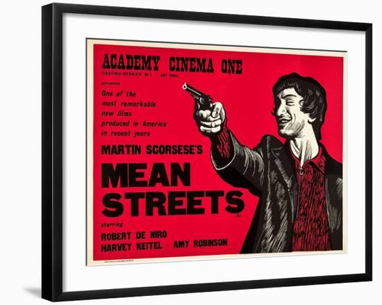 Mean Streets-null-Framed Art Print