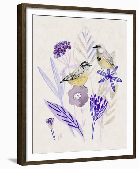 Meander in Violet II-Melissa Wang-Framed Art Print