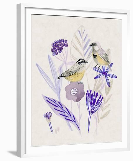 Meander in Violet II-Melissa Wang-Framed Art Print