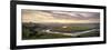 Meandering River Aln at Sunset, Foxton, Near Alnmouth, Northumberland, England, UK-Lee Frost-Framed Photographic Print