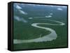 Meandering River, Irian Jaya, Indonesia, Southeast Asia-Leimbach Claire-Framed Stretched Canvas