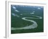Meandering River, Irian Jaya, Indonesia, Southeast Asia-Leimbach Claire-Framed Photographic Print