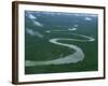 Meandering River, Irian Jaya, Indonesia, Southeast Asia-Leimbach Claire-Framed Photographic Print