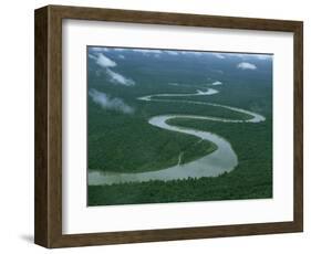 Meandering River, Irian Jaya, Indonesia, Southeast Asia-Leimbach Claire-Framed Photographic Print