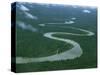 Meandering River, Irian Jaya, Indonesia, Southeast Asia-Leimbach Claire-Stretched Canvas