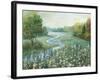 Meandering Stream-null-Framed Art Print