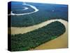 Meandering Tigre River-Layne Kennedy-Stretched Canvas